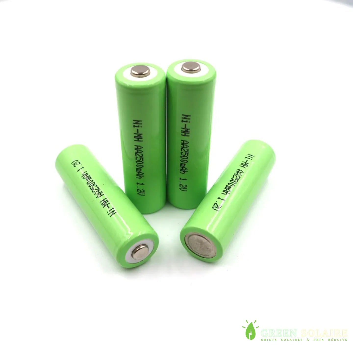 Pile solaire rechargeable AA 2500Mah 1,2V