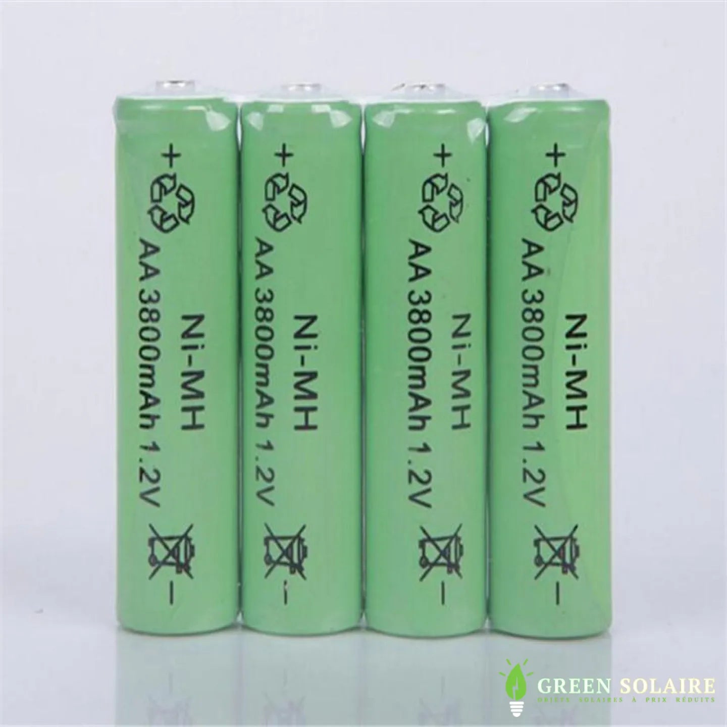 PILE SOLAIRE RECHARGEABLE AA 3800mAh 1,2V