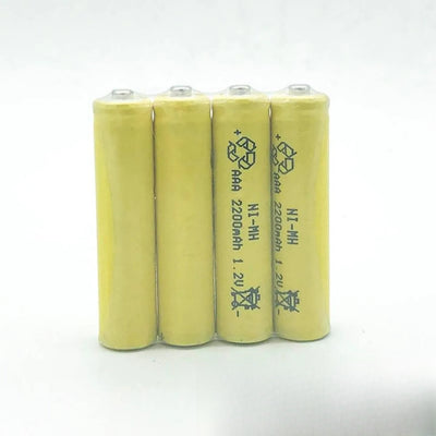 Piles solaires rechargeables AA 2200mAh 1,2V - vue produit