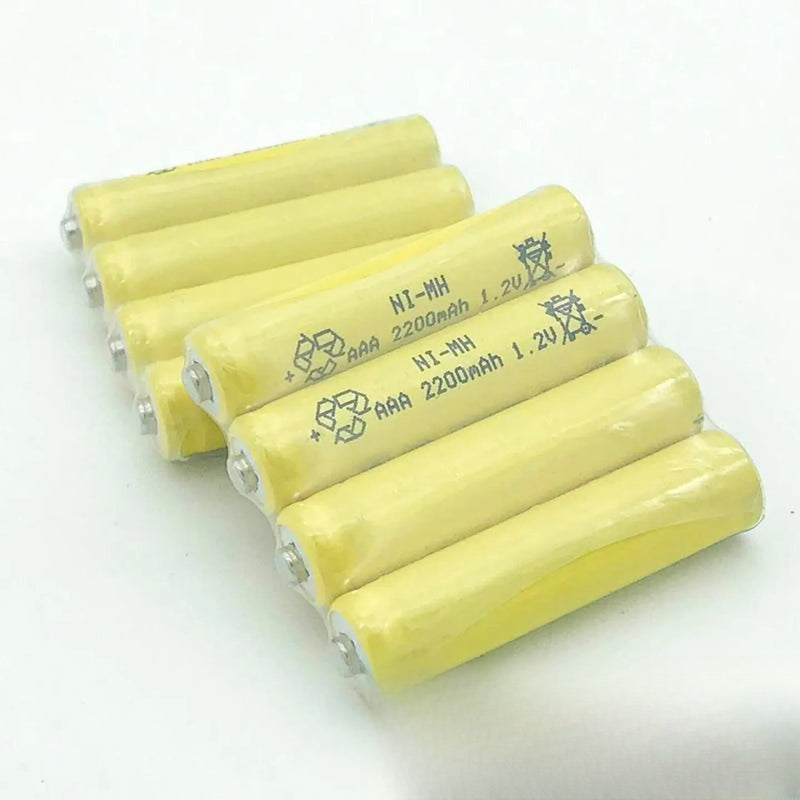 Piles solaires rechargeables AA 2200mAh 1,2V - vue produit