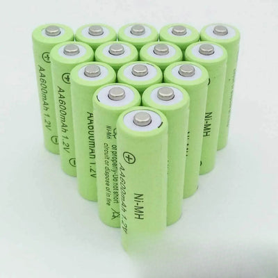 Pile Rechargeable AA 600mAh 1,2V pour Lampe Solaire