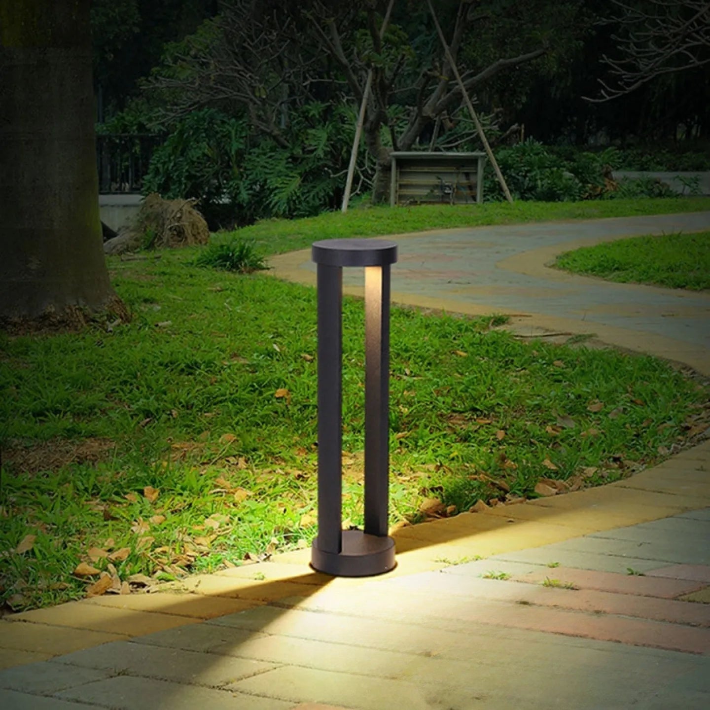 Pilier Lumineux Solaire Extérieur LED Jardin