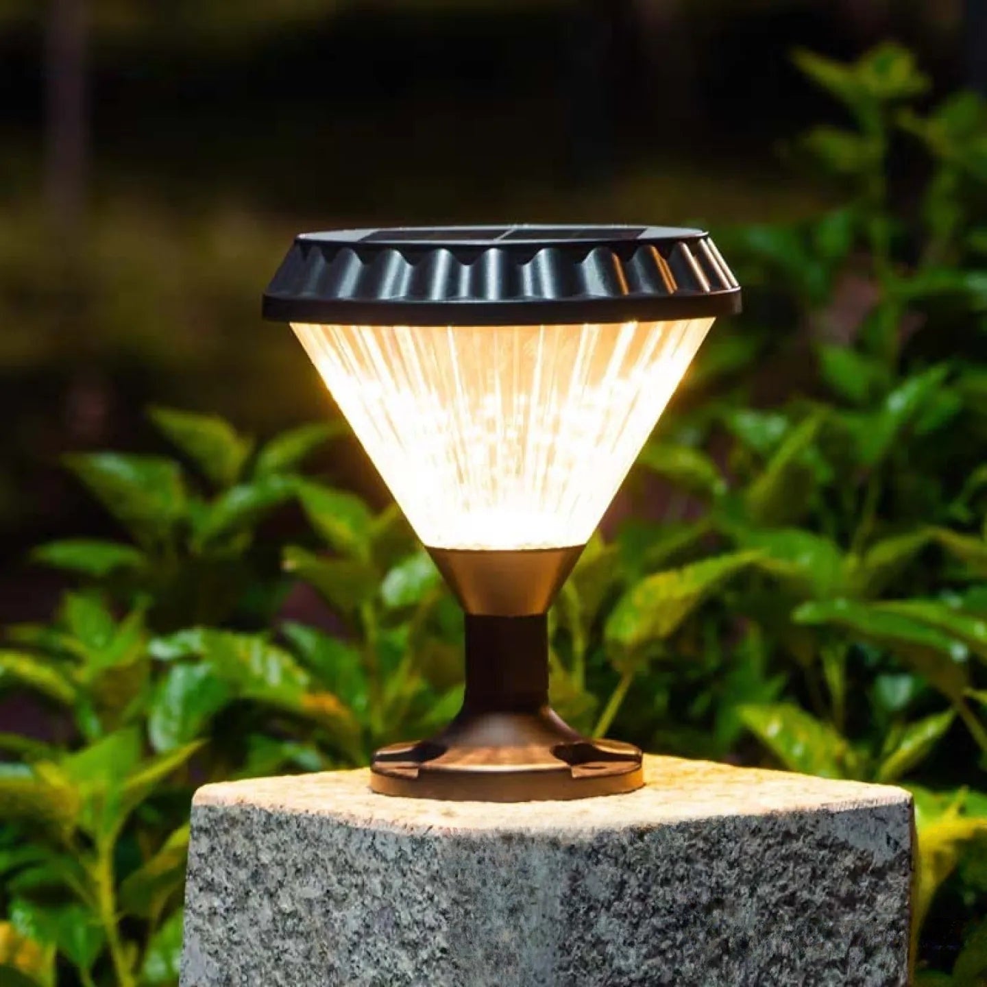 Lampe Solaire Pilier Extérieur LED pour Portail