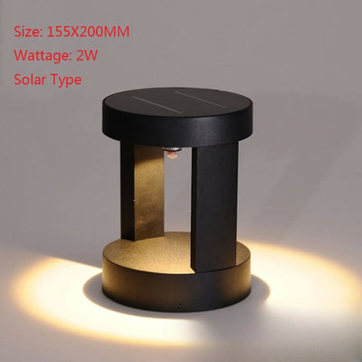 Pilier Lumineux Solaire Extérieur LED Jardin