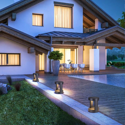 Pilier Lumineux Solaire Extérieur LED Jardin