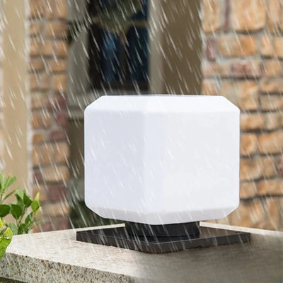 Luminaire solaire pilier de portail LED étanche pluie