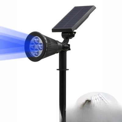 Piquet LED Solaire Extérieur IP65 Jardin Bleu