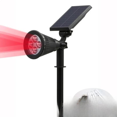 Piquet LED Solaire Extérieur IP65 Jardin Rouge