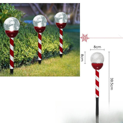 Piquet Solaire de Noël LED Décoration Lumineuse Jardin – recharge solaire autonome, sans fil