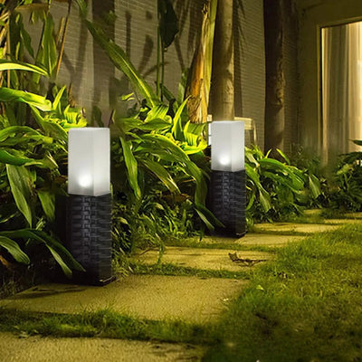 Piquet Solaire LED Décoratif Jardin Extérieur Tropical