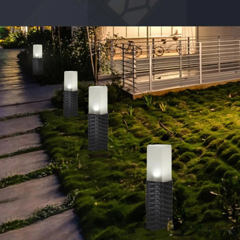 Piquet Solaire LED Décoratif Jardin Extérieur Tropical