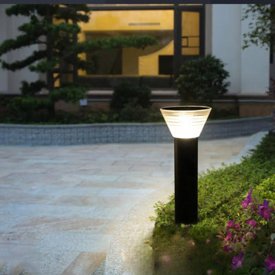 Potelet Solaire LED Borne Lumineuse Extérieure