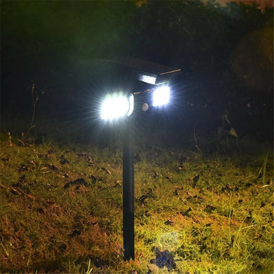 Potelet Solaire LED Borne Lumineuse Extérieur Jardin