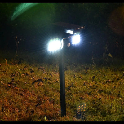 Potelet Solaire LED Borne Lumineuse Extérieur Jardin