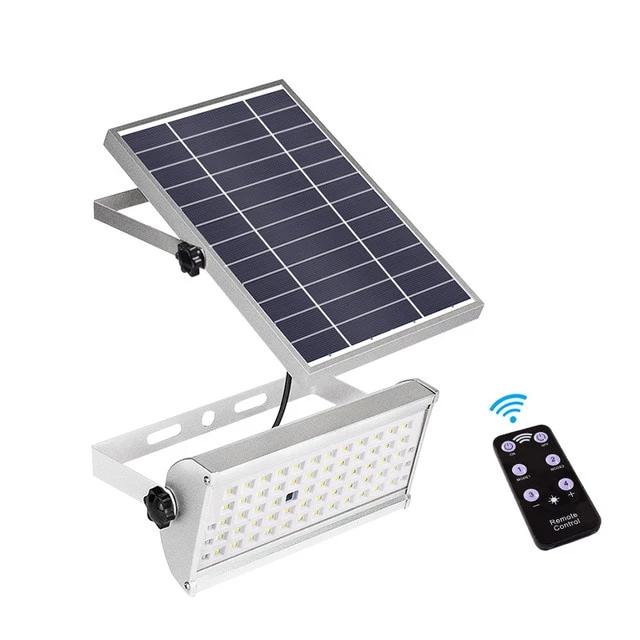 Projecteur solaire 65 LED 1500 lumens avec détecteur de mouvement