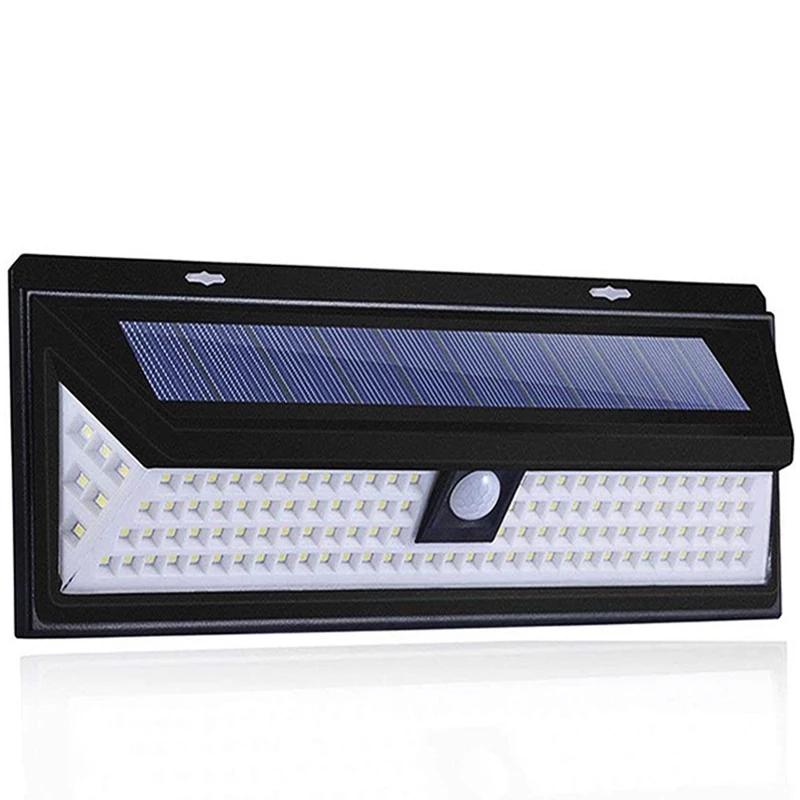 Applique solaire 118 LED avec détecteur de mouvement extérieur