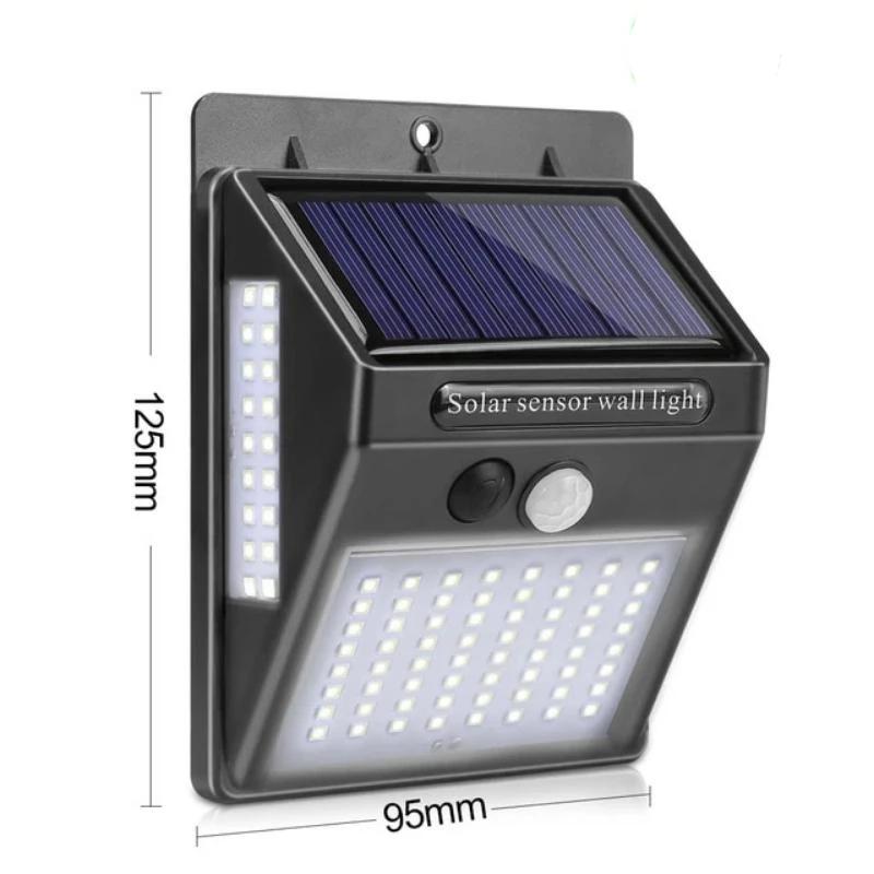 Pack d'appliques murales solaires LED avec détecteur IP65