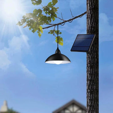 Lampe Solaire Lustre à Suspendre Moderne IP65 Jardin