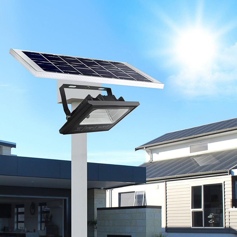 Projecteur solaire aluminium aviation 30 LED 1200 lumens IP67