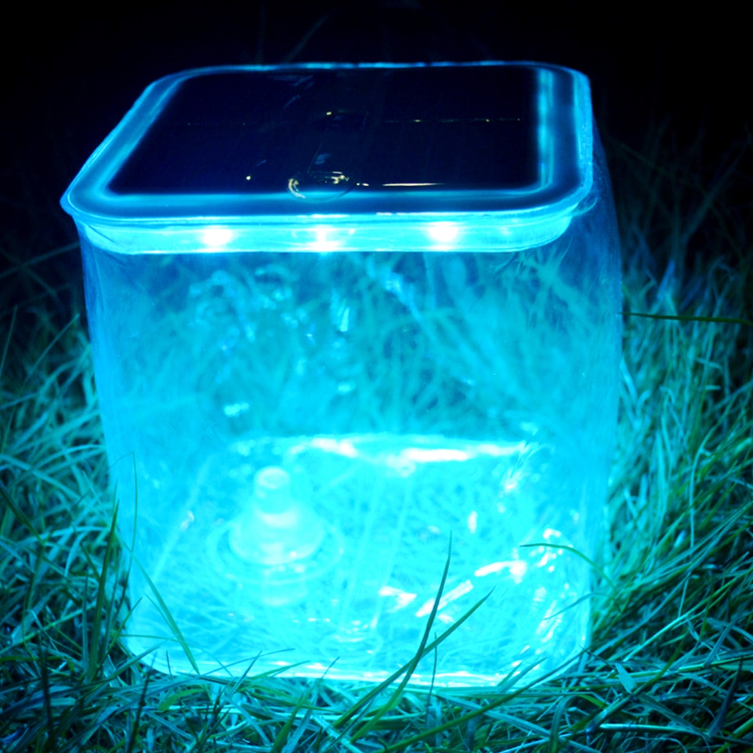 Lampe solaire gonflable Mini 3.0 multicolore allumée