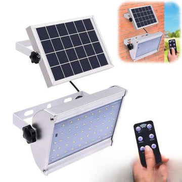 Projecteur Solaire 46 LED à Détecteur avec Télécommande