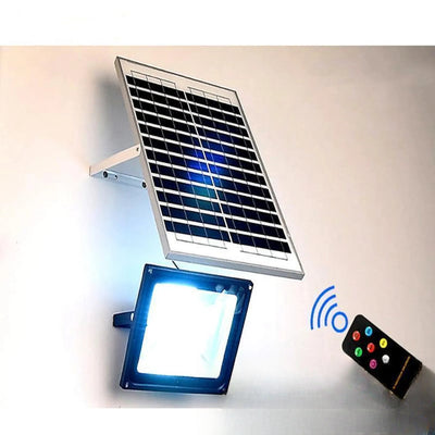 Projecteur solaire aluminium LED puissant avec télécommande