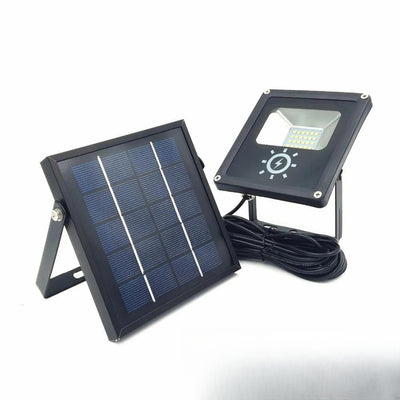 Projecteur solaire d'appoint avec panneau et câble