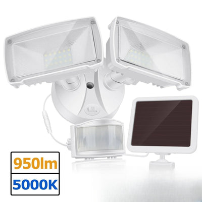Projecteur solaire double 950 lumens extérieur - vue produit