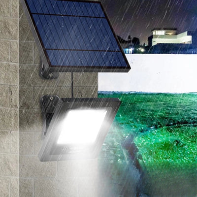 Projecteur LED solaire panneau déporté détecteur de mouvement
