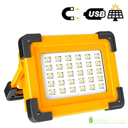 PROJECTEUR LED SOLAIRE USB