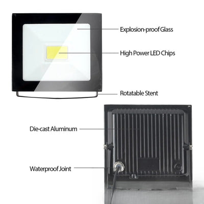 Projecteur solaire à planter pour façade et jardin