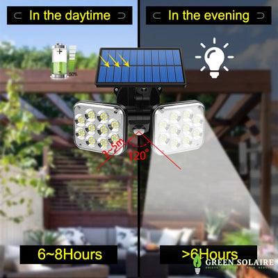 PROJECTEUR SOLAIRE 2 TÊTES