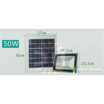 Projecteur Solaire Aluminium 50W 30W 20W 10W - 50W