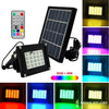 PROJECTEUR SOLAIRE DE COULEUR RGB - 20LED 240LUMENS