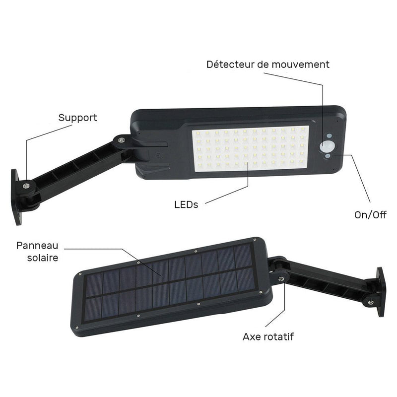 Projecteur solaire avec détecteur de mouvement