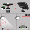 PROJECTEUR SOLAIRE EXTÉRIEUR AVEC DÉTECTEUR DE MOUVEMENT