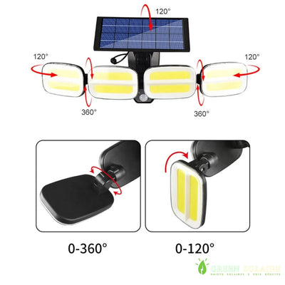 PROJECTEUR SOLAIRE SANS FIL AVEC TÉLÉCOMMANDE