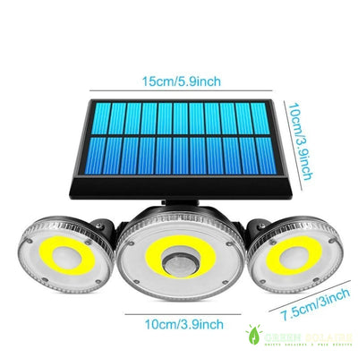 PROJECTEUR SOLAIRE SANS FIL EXTÉRIEUR