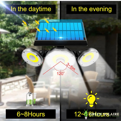 PROJECTEUR SOLAIRE SANS FIL EXTÉRIEUR