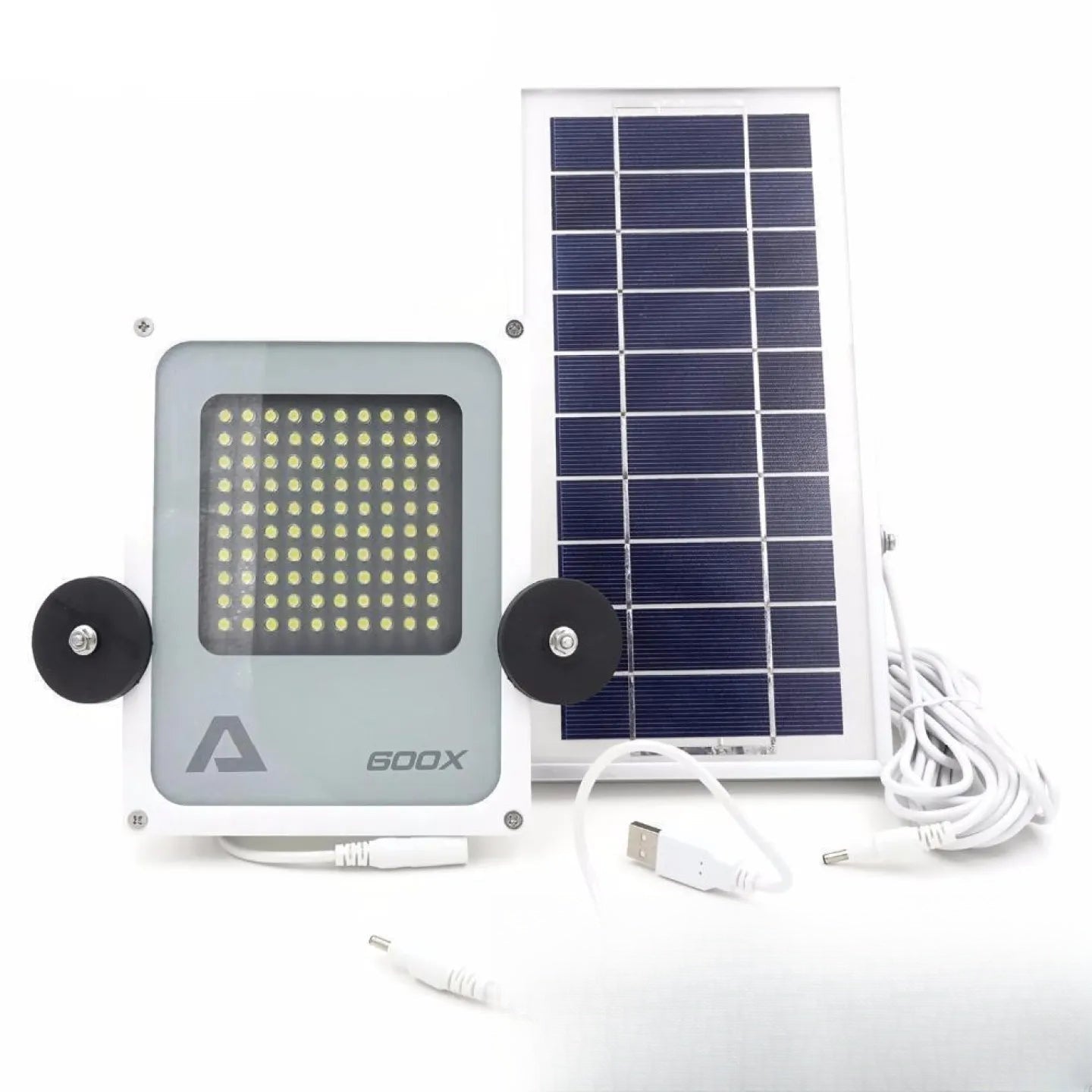 Projecteur solaire portable rechargeable et aimantable