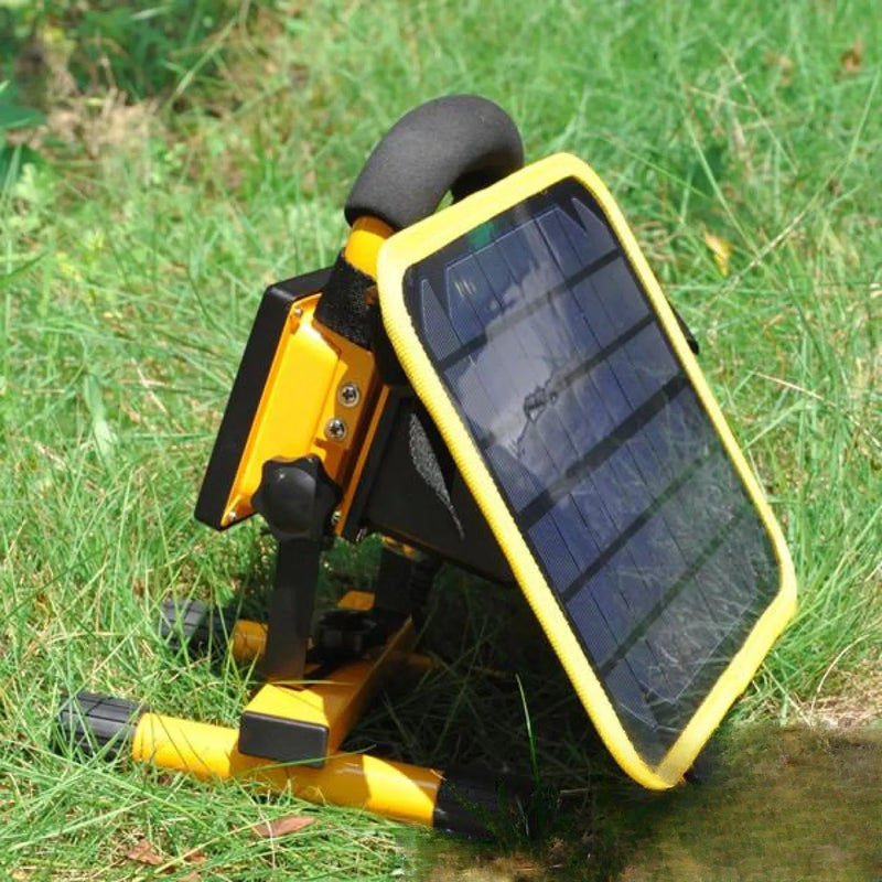 Projecteur solaire USB portatif rechargeable extérieur