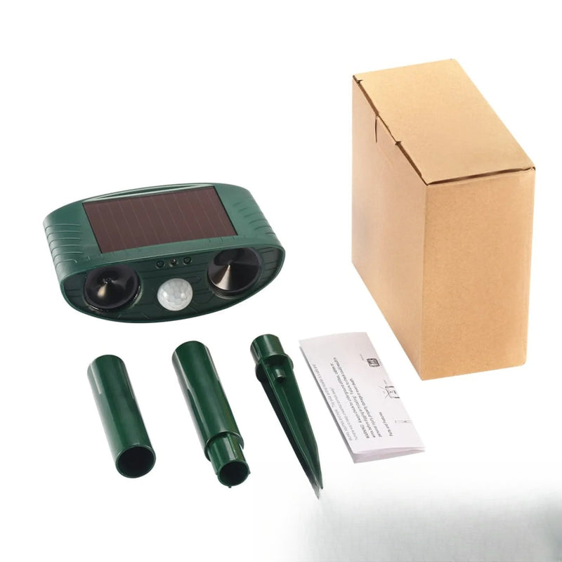 Répulsif Ultrason Solaire Efficace Anti-Nuisibles Jardin