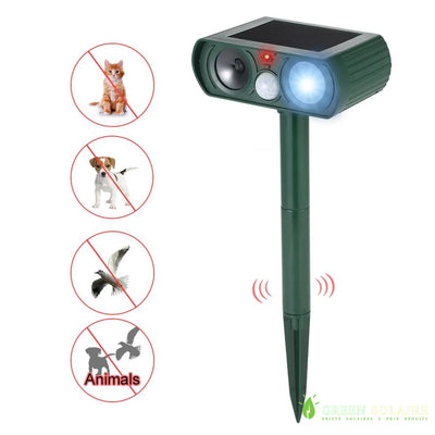 Répulsif Ultrason Solaire anti-chats chiens et oiseaux