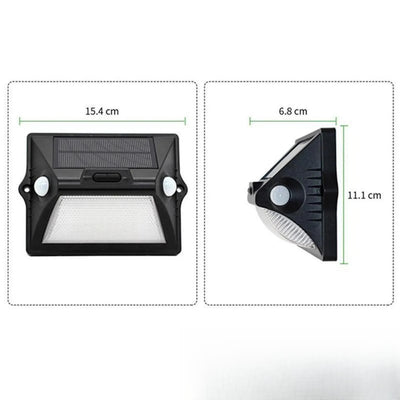 Applique solaire RGBW - dimensions