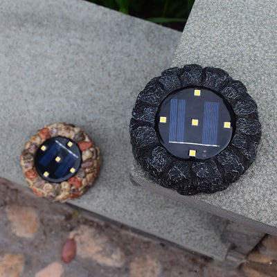 Rocher Solaire Lumineux Décoratif Extérieur Jardin – recharge solaire autonome, sans fil