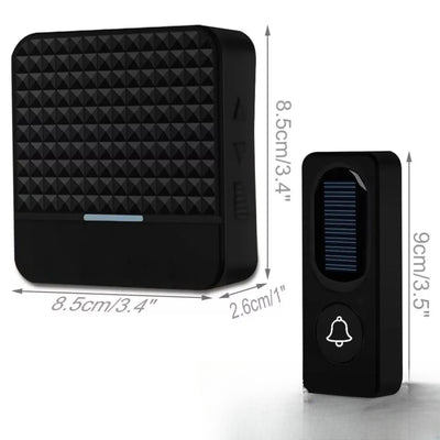 Sonnette sans fil solaire dimensions