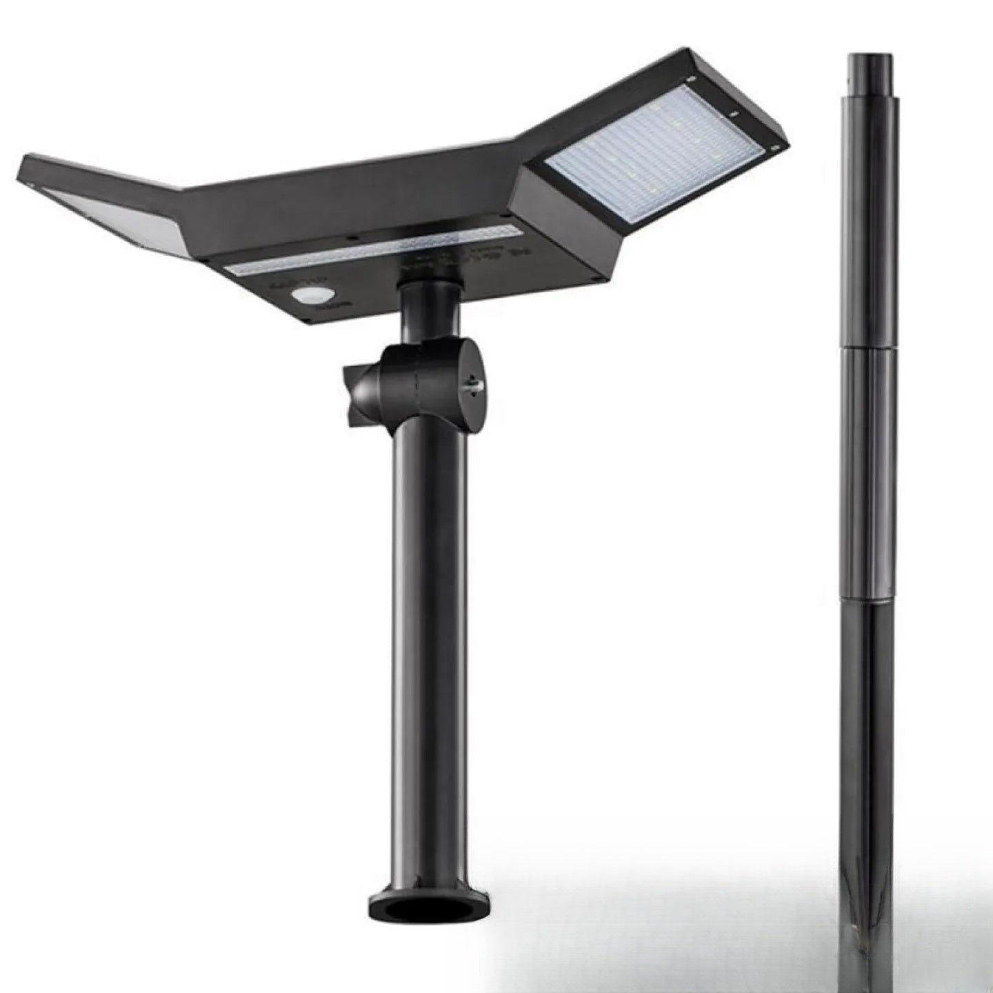 Spot solaire double à piquer LED pour jardin