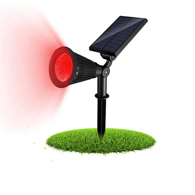 Spot solaire rouge