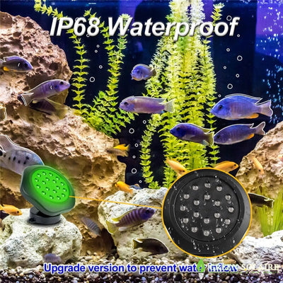 SPOT SOLAIRE SUBMERSIBLE POUR BASSIN COULEUR RGB