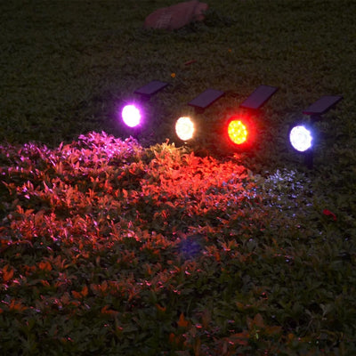 Spot Solaire Extérieur de Jardin Orientable – éclairage LED allumé de nuit